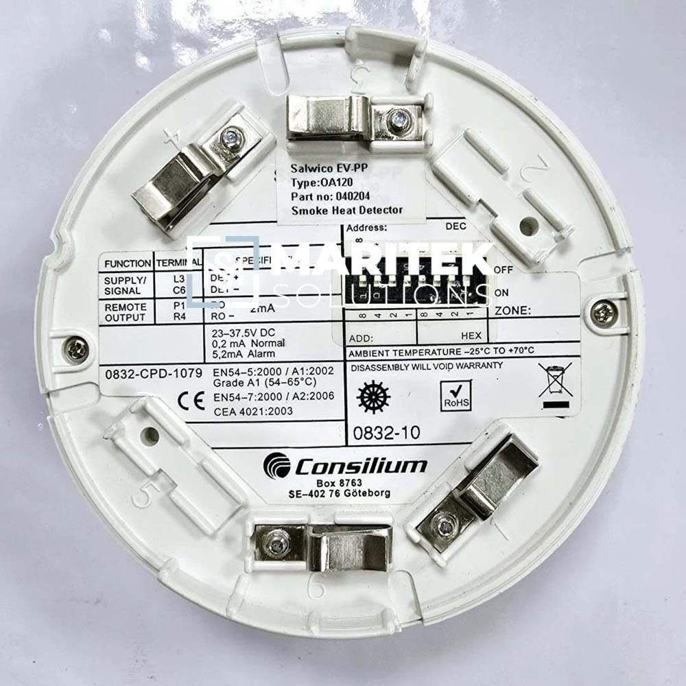 Consilium Salwico EV-PP OA120 Smoke Heat Detector (40204)