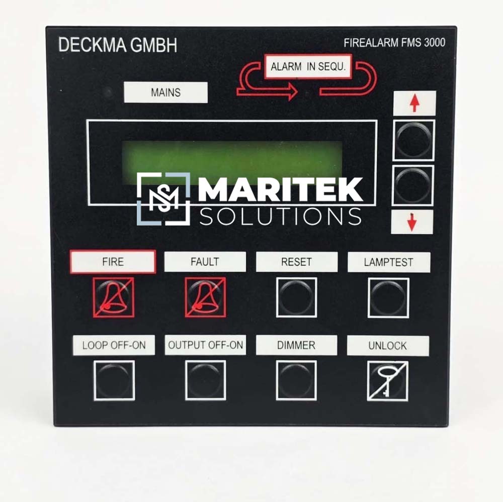 DECKMA GMBH FMS3000 HT01-E Fire Alarm Main Panel