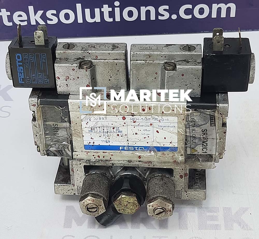 Festo MFH-5/3E-1/4-D-1 Double Solenoid Valve