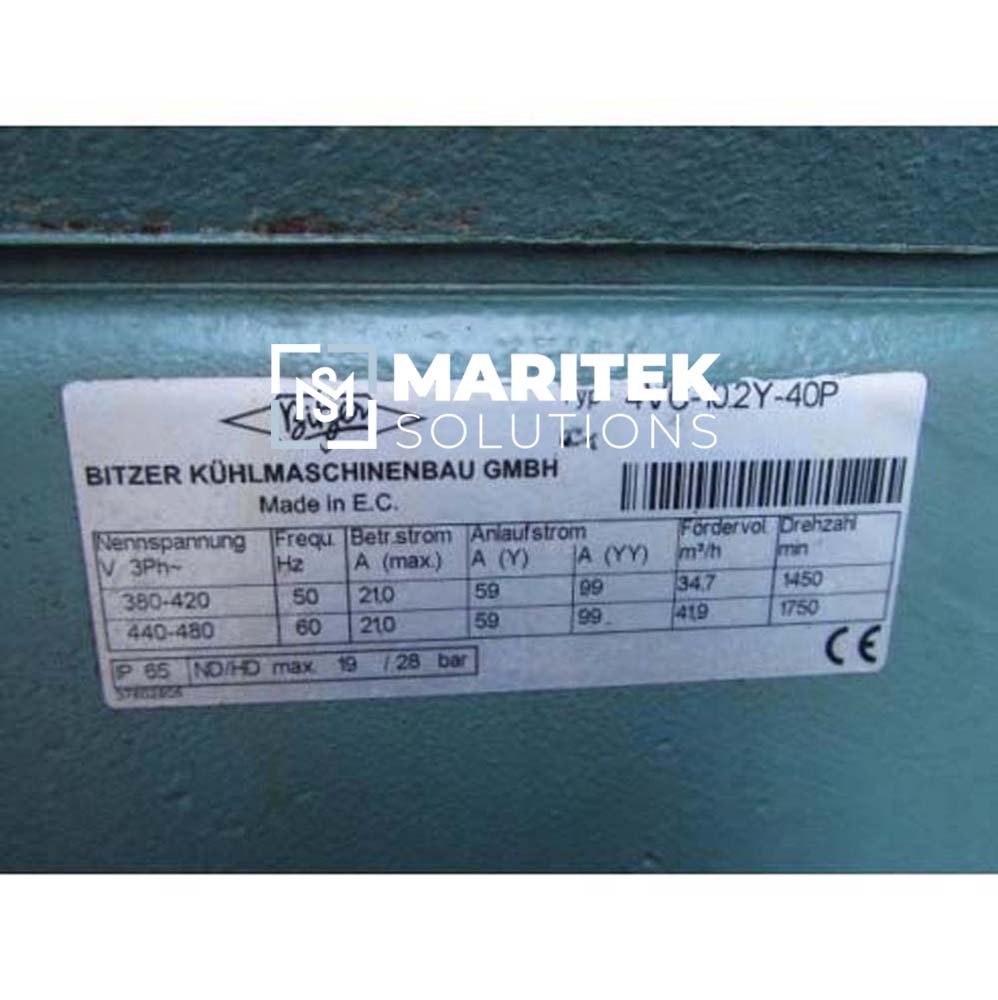 Bitzer 4VC-10.2Y-40P Compressor