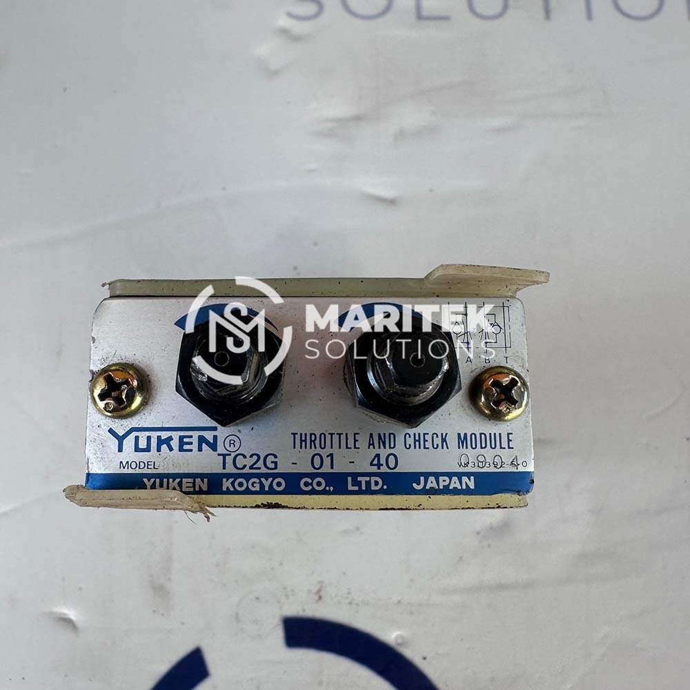 Yuken TC2G-01-40 Throttle And Check Module