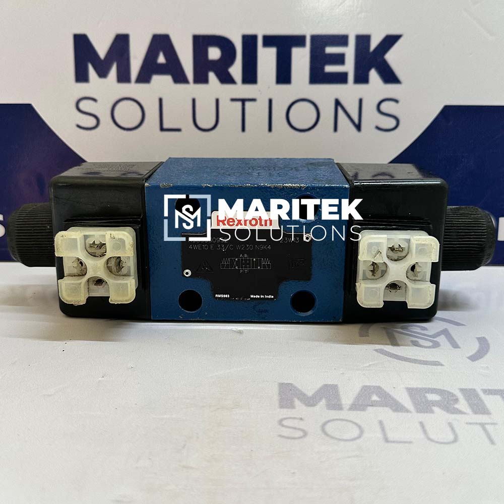 Rexroth 4WE10E33/CW230N9K4 Double Solenoid Hydraulic Valve