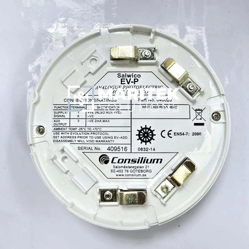 Consilium Salwico EV-P Analogue Photoelectric Smoke Detector