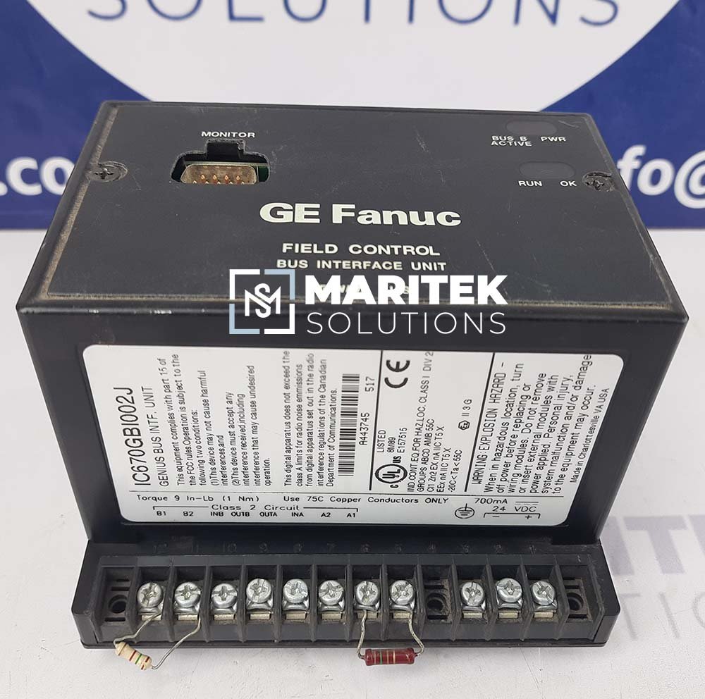GE Fanuc IC670GBI002J Field Control Bus Interface Unit