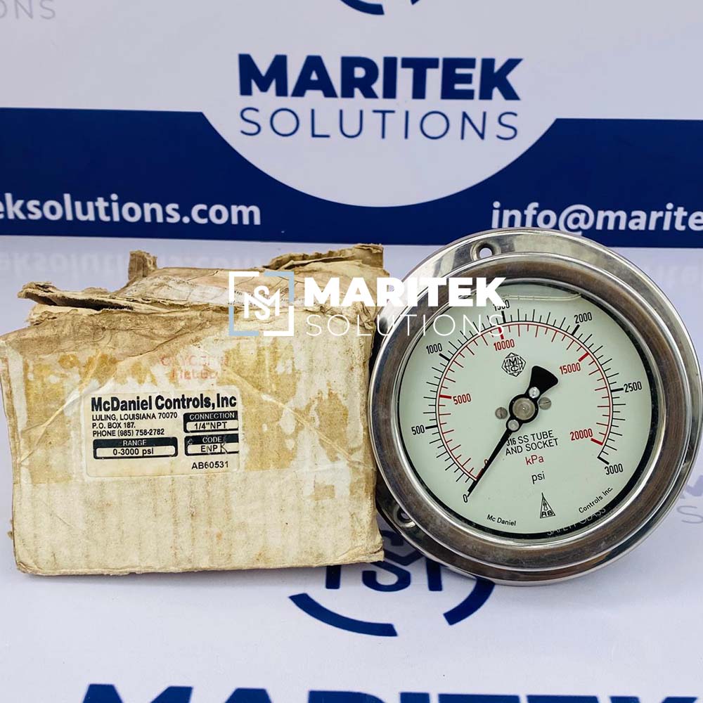 MC Daniel ENPK Pressure Gauge 0 to 3000 psi & 0 To 20000 kPa