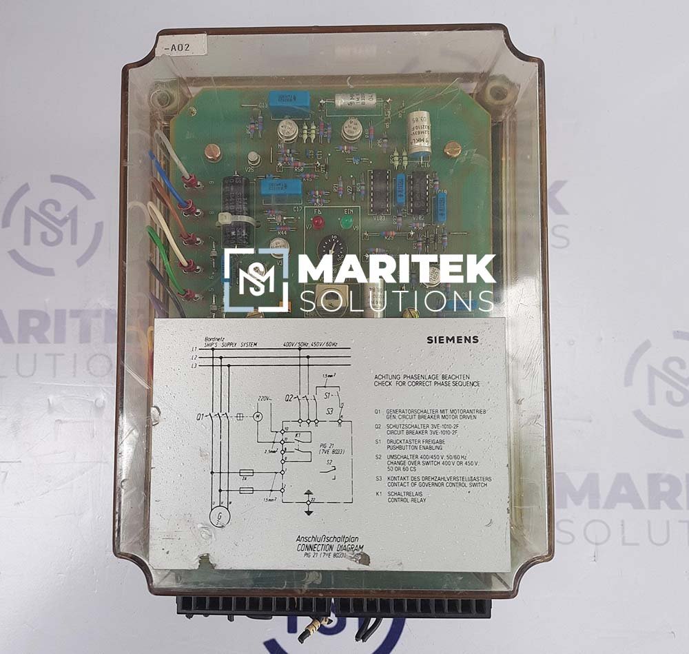 Siemens 7VE 8033 Control Relay