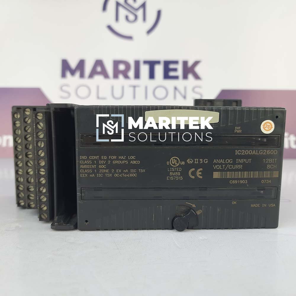 GE Fanuc IC200ALG260D Analog Input Module