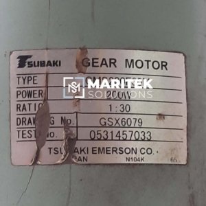 Tsubaki Emerson GMS200F30M Gear motor