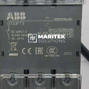 ABB OT63FT3 Switch Disconnector