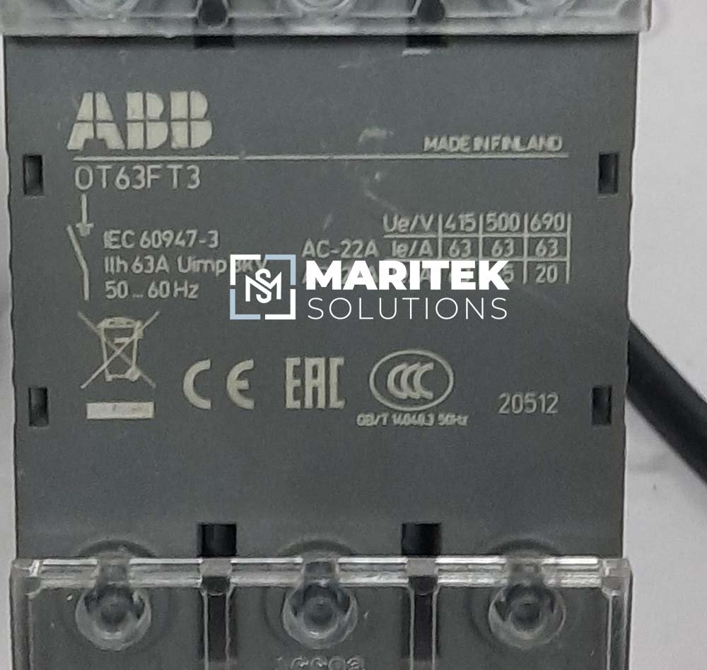 22 (2) ABB OT63FT3 Switch Disconnector