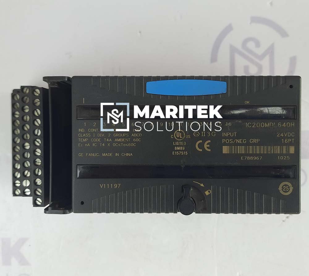 GE Fanuc	IC200MDL640H Input Module
