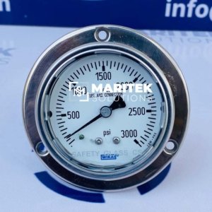 Wika IBM-PBG 316 SS Tube and Connection Pressure Gauge 0 To 3000 psi