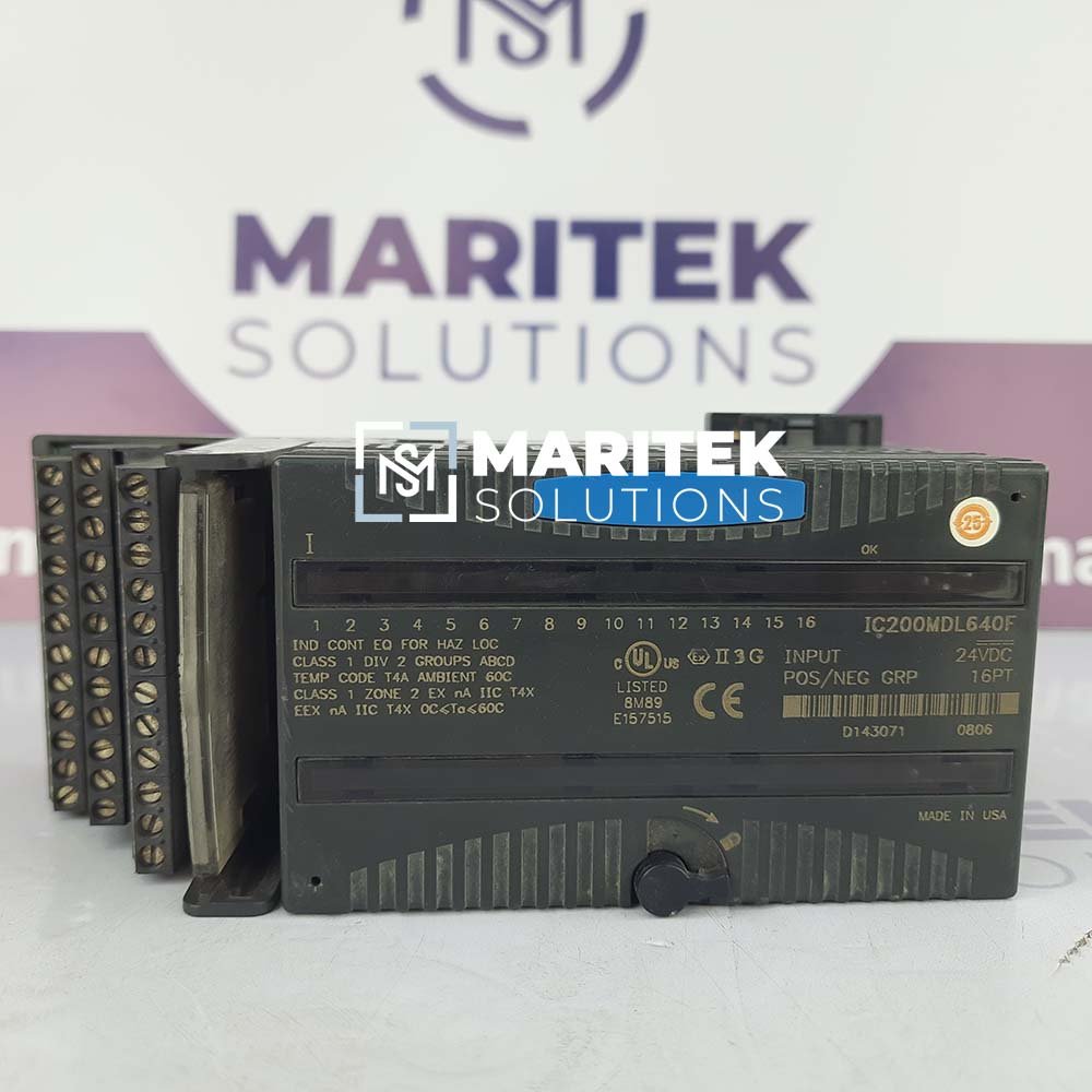GE Fanuc	IC200MDL640F Input Module