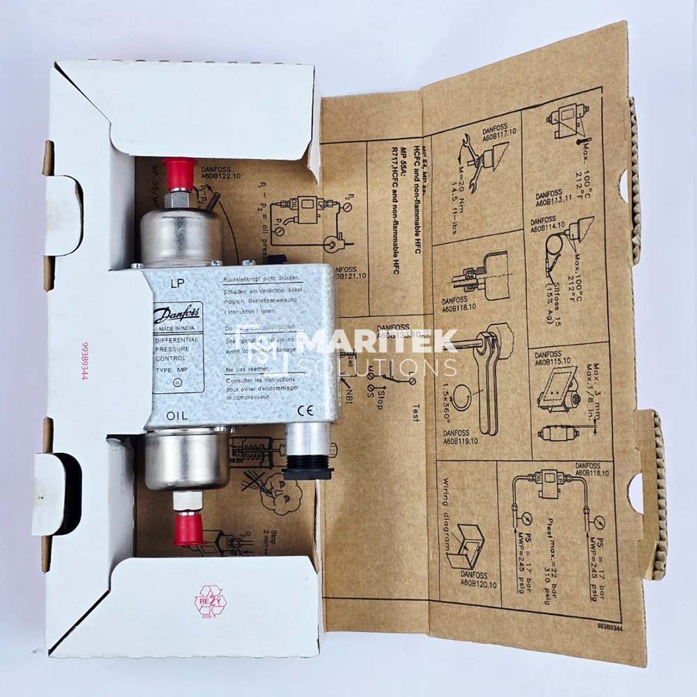 Danfoss MP55 Differential Pressure Control Switch (060B017091)