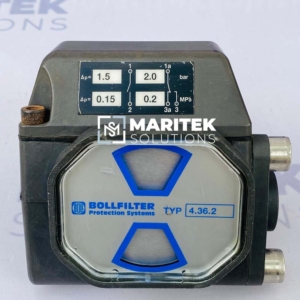 Boll Filter	4.36.2 Differential Pressure Indicator 1.5 to 2.0 bar 0.15to 0.2 Mpa