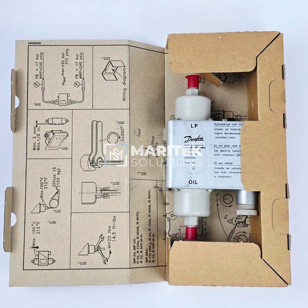 Danfoss MP 55 Differential Pressure Switch (060B0170)