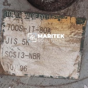 Tomoe 700S-IT-80A Butterfly Valve