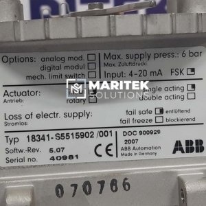 ABB TZID18341-S5515902/001 Positioner