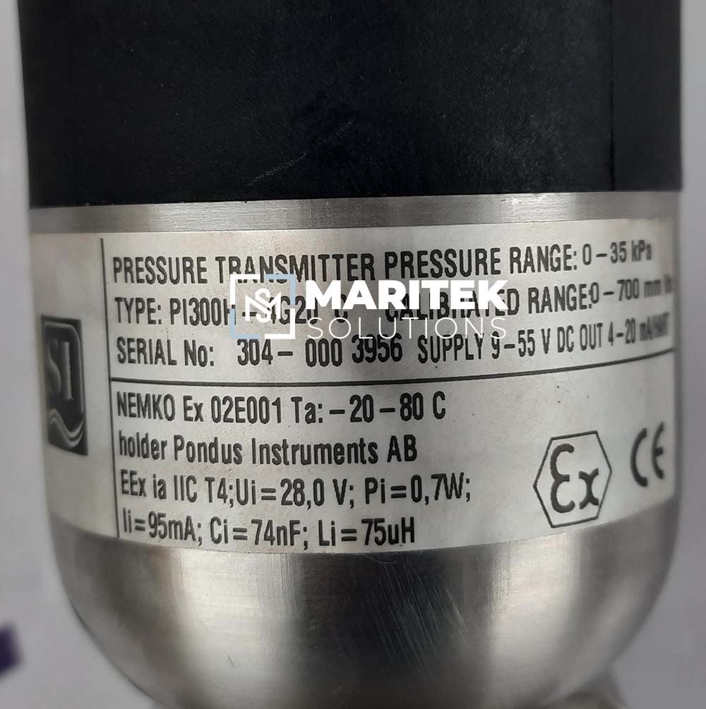 51 (5) SI PI300H-4G20C Pressure Transmitter