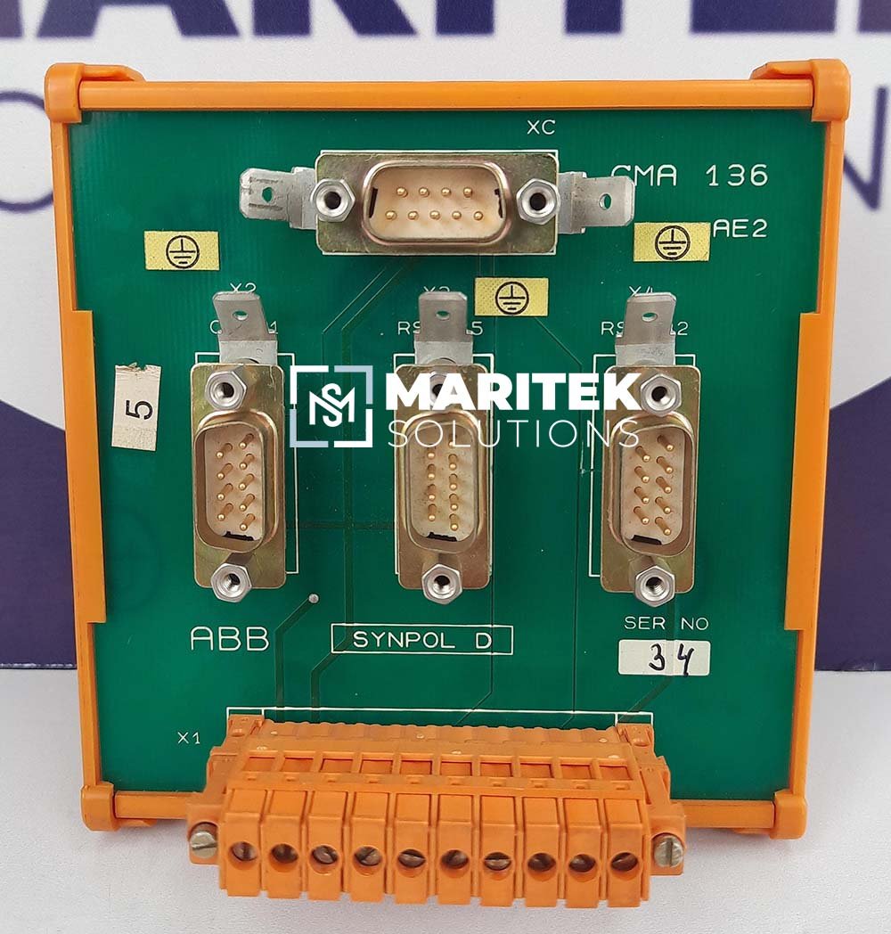 ABB CMA136 Generator Relay Terminal Board