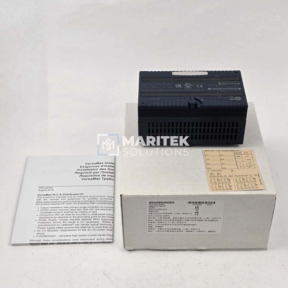 Emerson IC200ALG260L Analog Input Unit