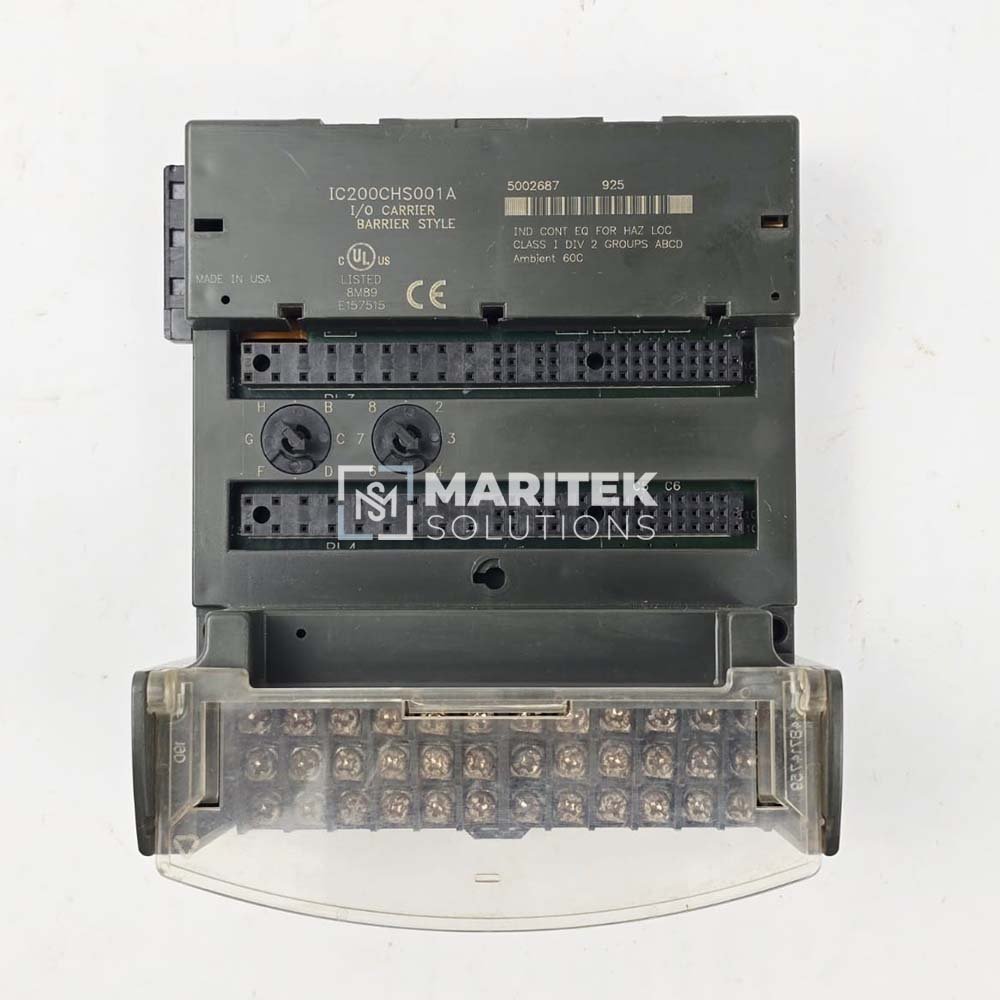 Emerson IC200CHS001A I/O Carrier Barrier Style
