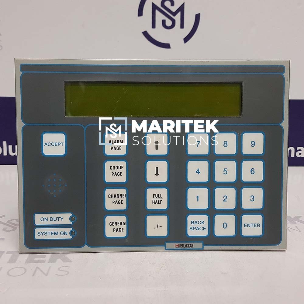 Praxis 98.6.020.600 Operator interface panel