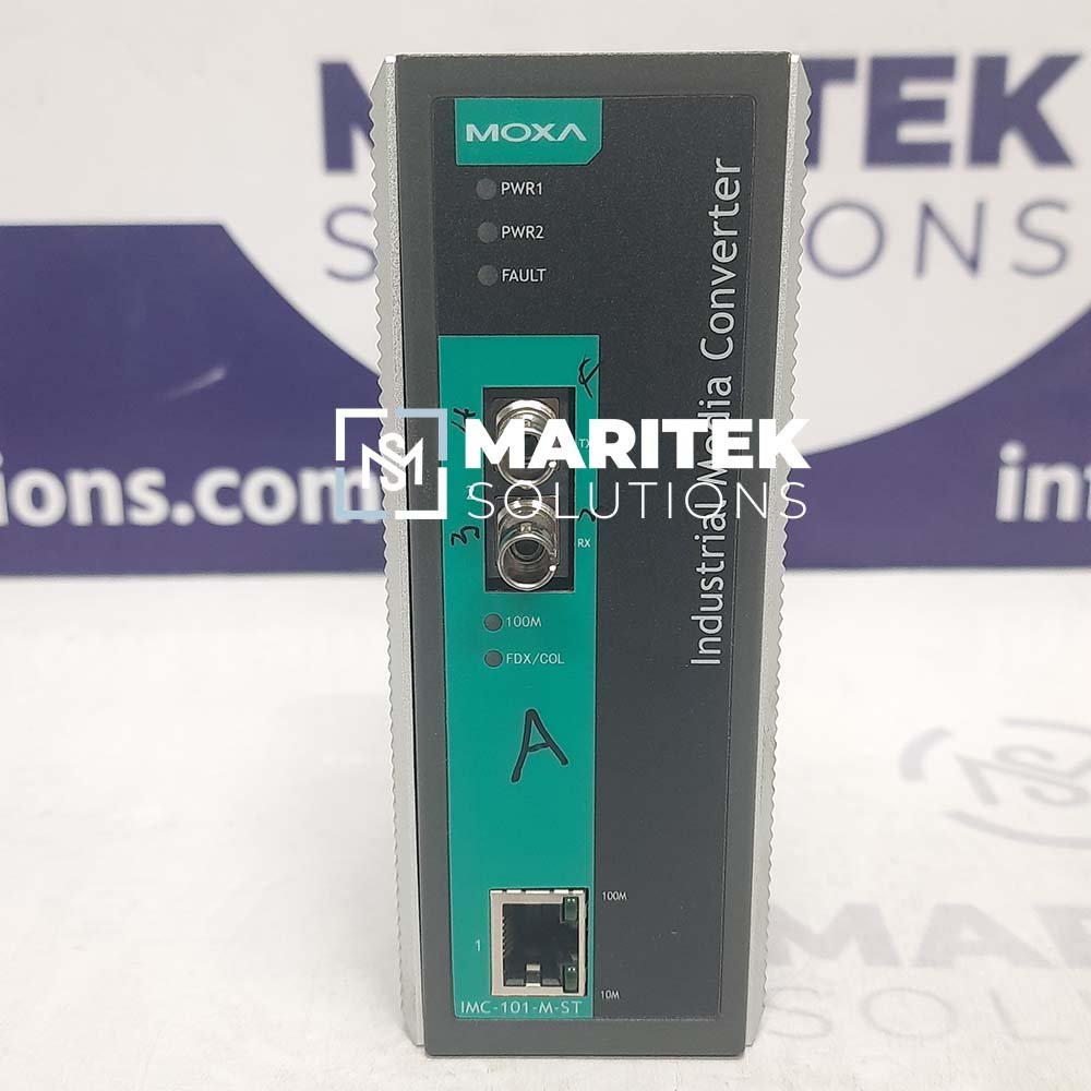 MOXA IMC-101-M-ST-T Industrial media converter