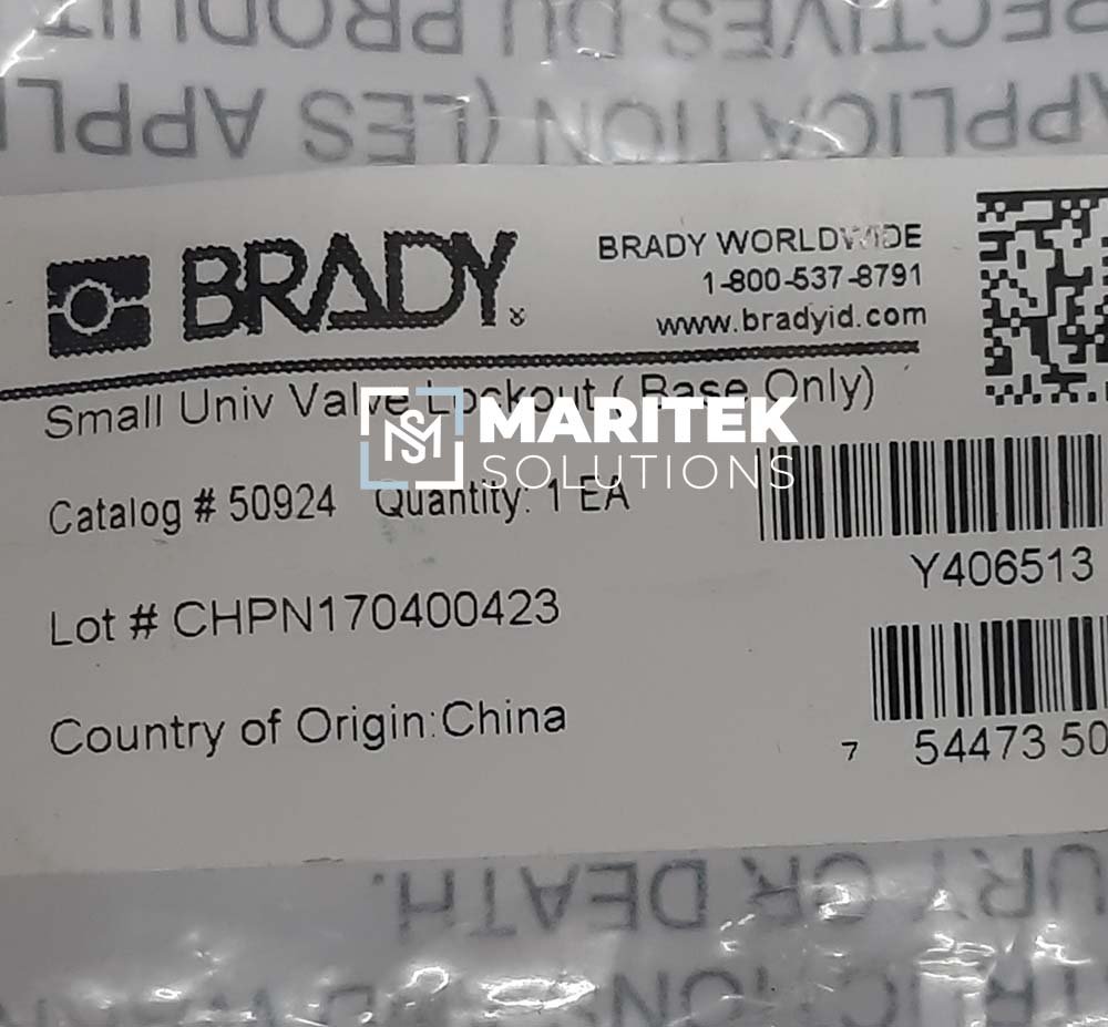 18 (4) Brady 50924 Small Universal Valve Lockout