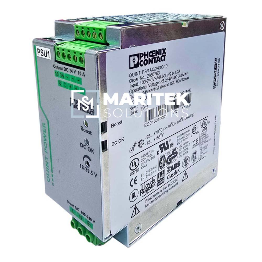 Phoenix contact QUINT-PS/1AC/24DC/10 POWER supply unit
