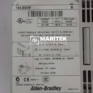 Allen-Bradley 193-EEHF Overload Relay