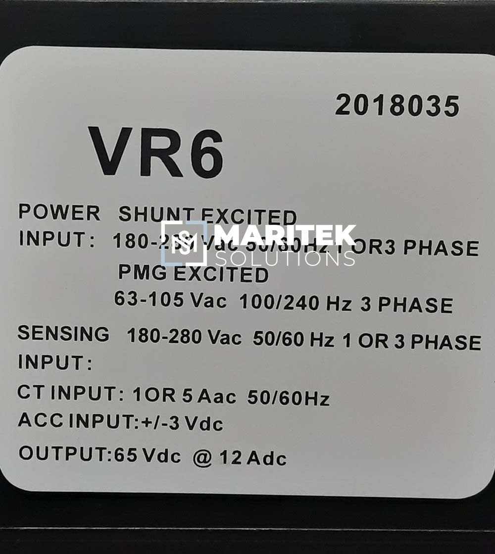 28 (5) Caterpillar VR6 Generator