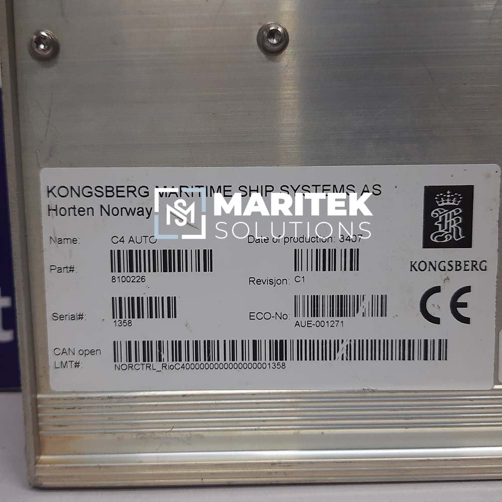 30 (1) Kongsberg C4 AUTO (98100226) Distributed processing unit