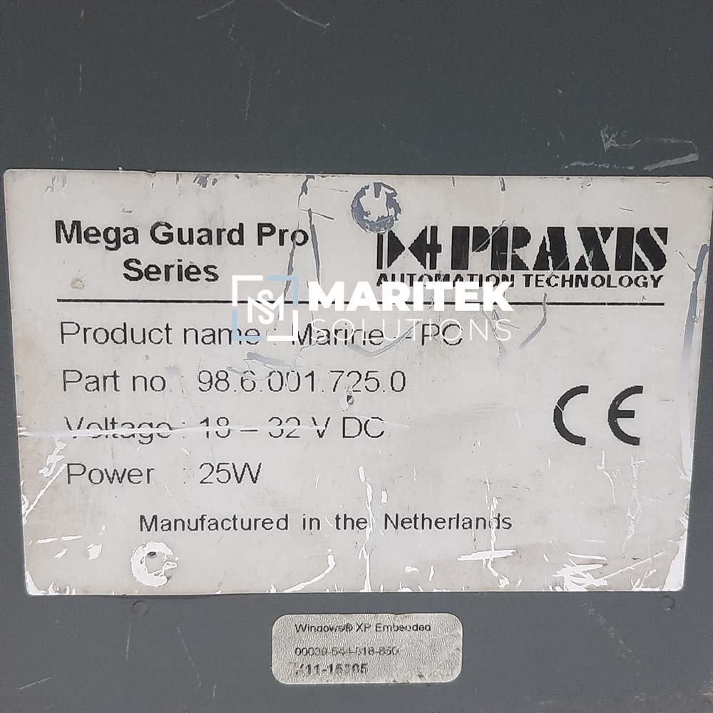 36 (5) Praxis 98.6.001.725.0 Mega guard pro series