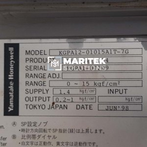 Yamatake Honeywell KGPA12-01015A1T-7G Temperature Controller