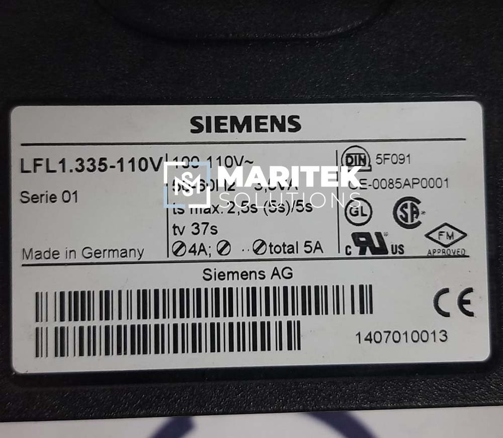 45 (4) Siemens LFL1.335-110V Burner Controller
