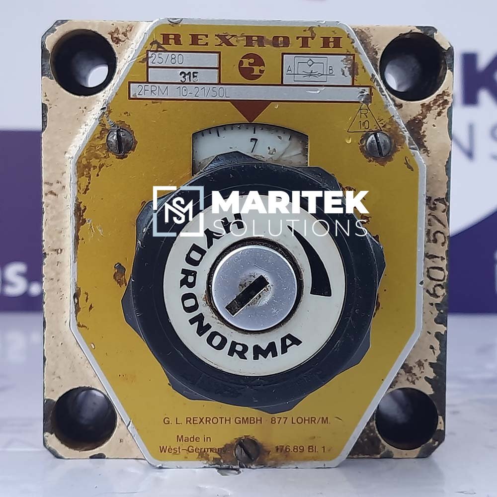 Rexroth Hydronorma 2FRM 10-21/50L Locking flow control valve