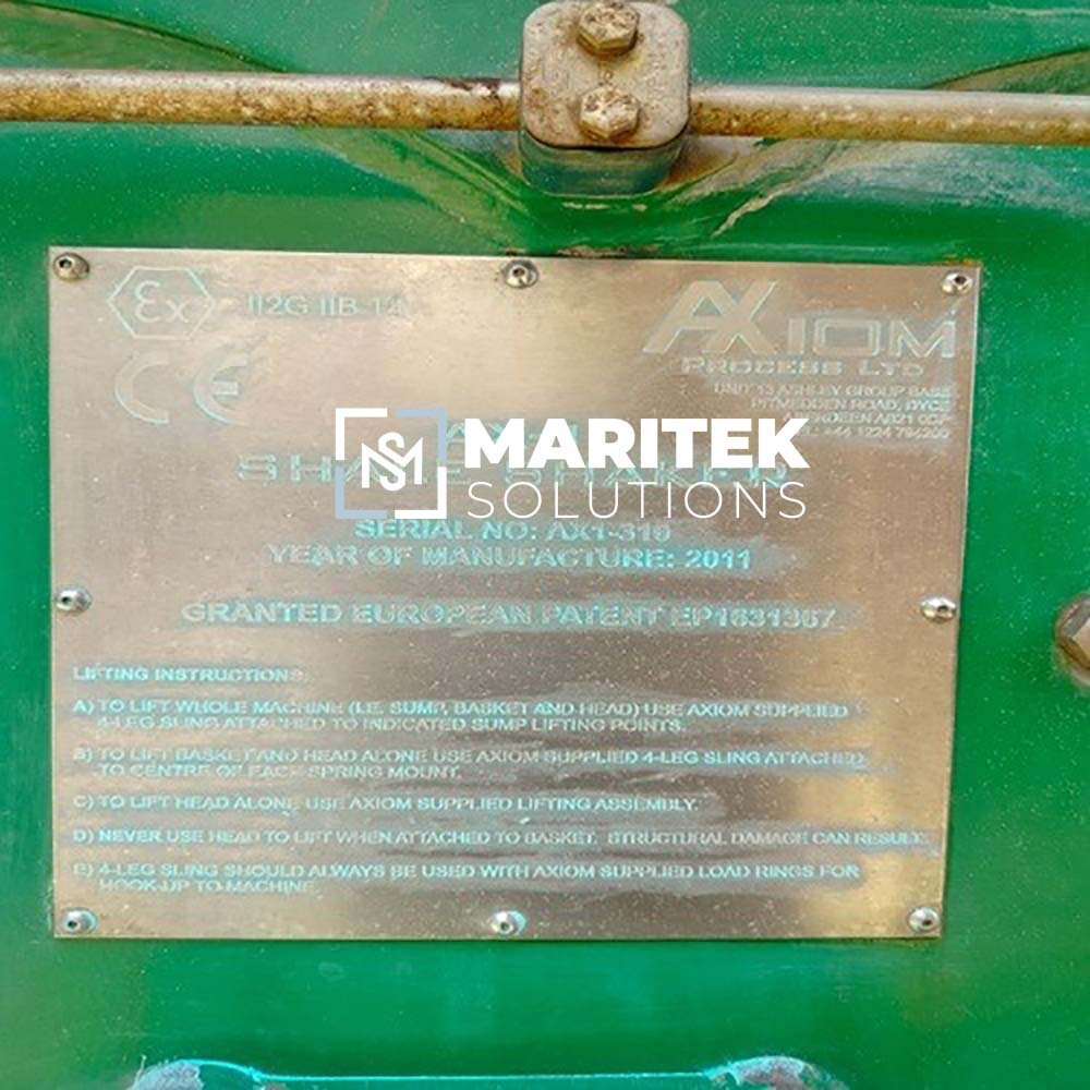 2 (2) Axiom AX-1 Shale shaker