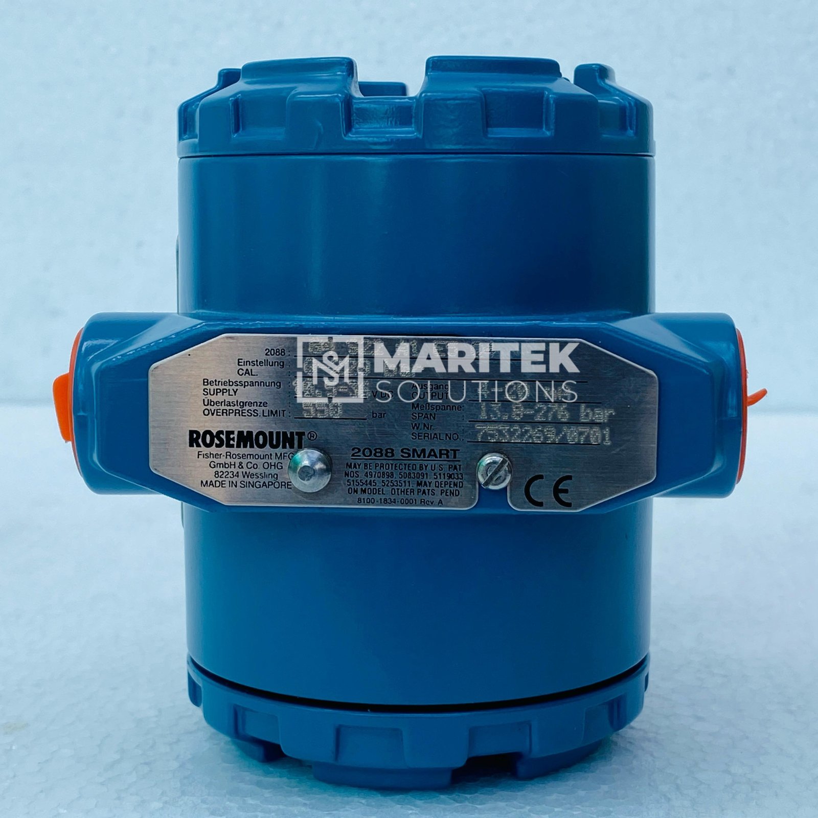 1. 2088 G4 S22 A1 E5 Q4 (11) Rosemount 2088 Smart Pressure Transmitter