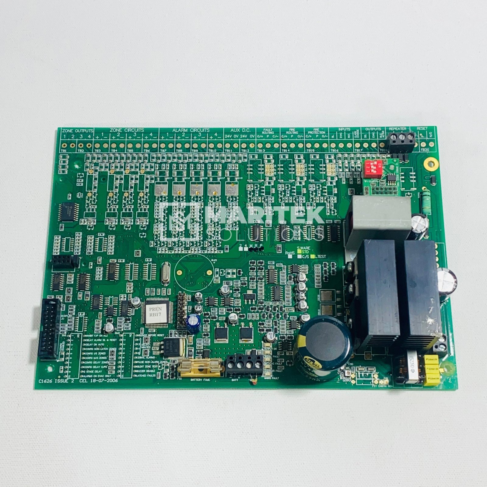 11. CEL C1626 (1) Tyco CEL C1626 Issue 2 circuit board