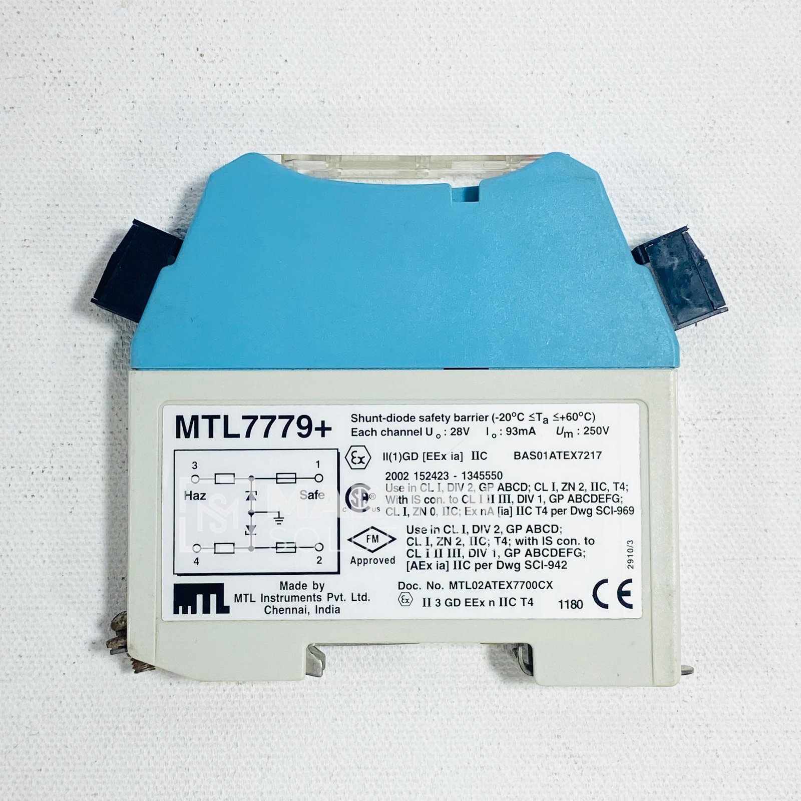 11. MTL7779+ (2) MTL 7779+ Shunt-diode safety barrier