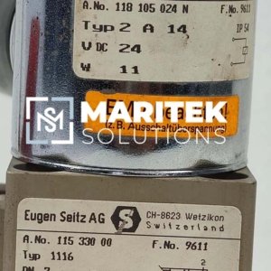 Eugen Seitz 115 330 00 (2A14 Coil) Solenoid Valve