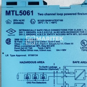 MTL 5061 Two-channel, loop-powered galvanic isolator