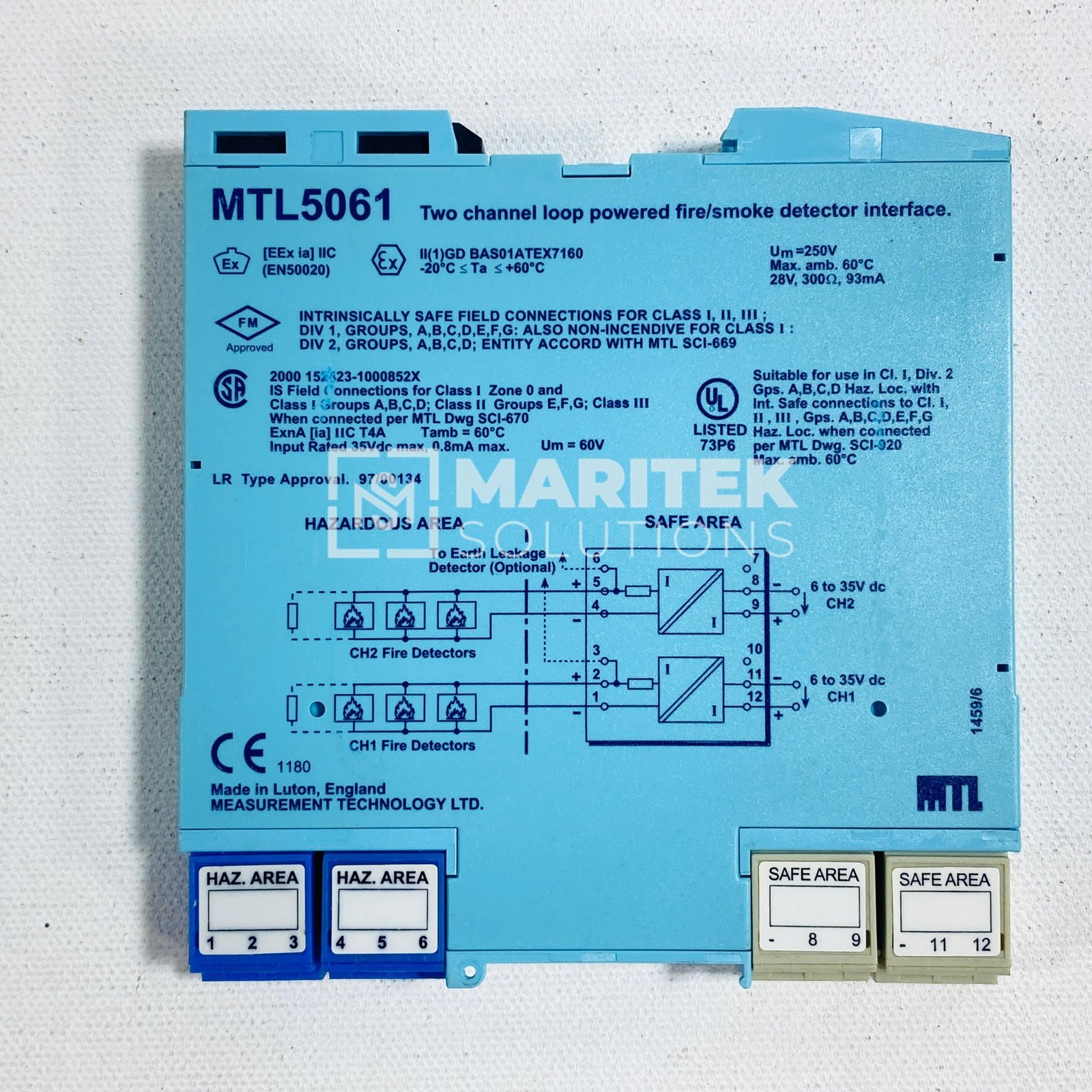 14. MTL5061 (9) MTL 5061 Two-channel, loop-powered galvanic isolator
