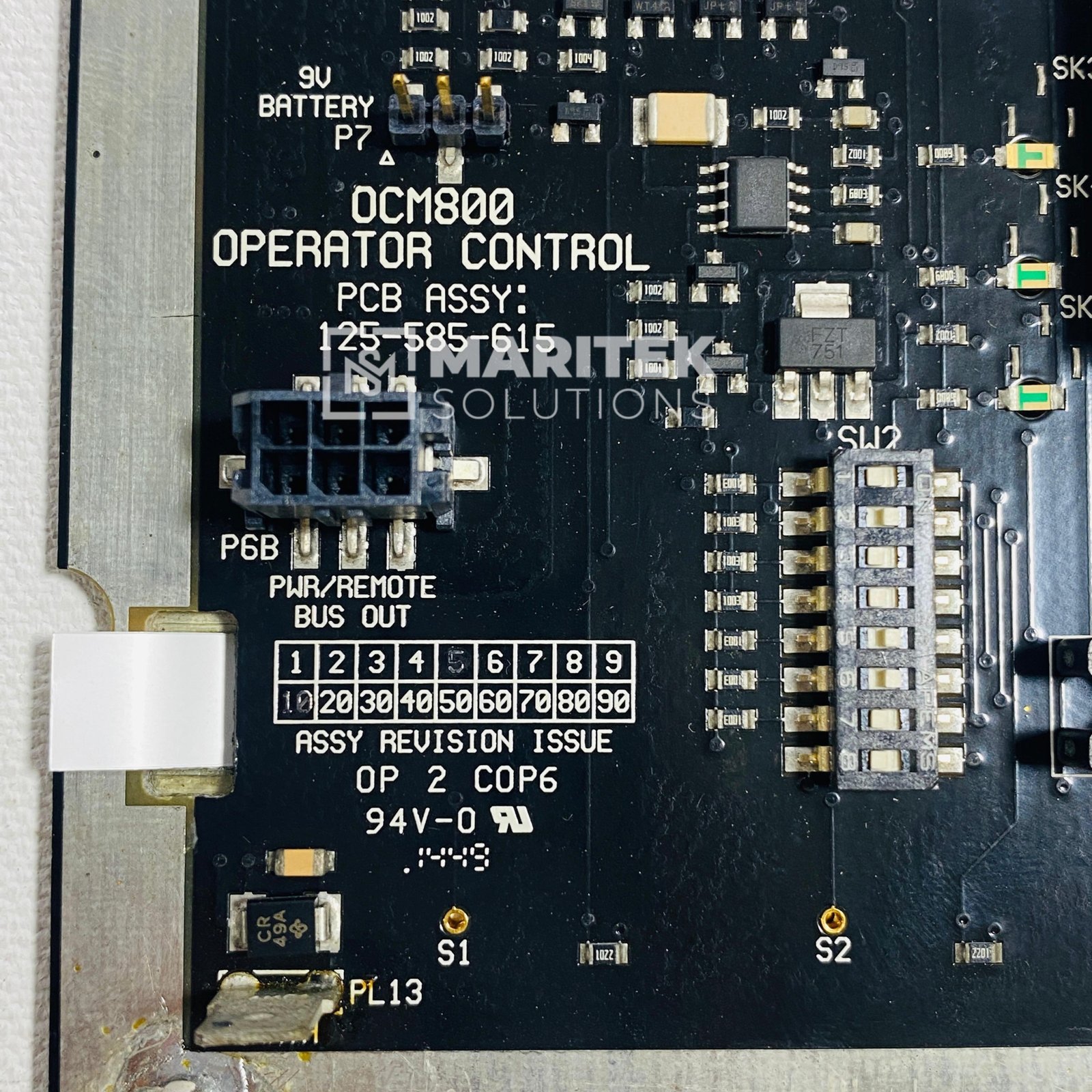 14. OCM800 (2) Tyco OCM800 (125-585-615) Operator Control Module