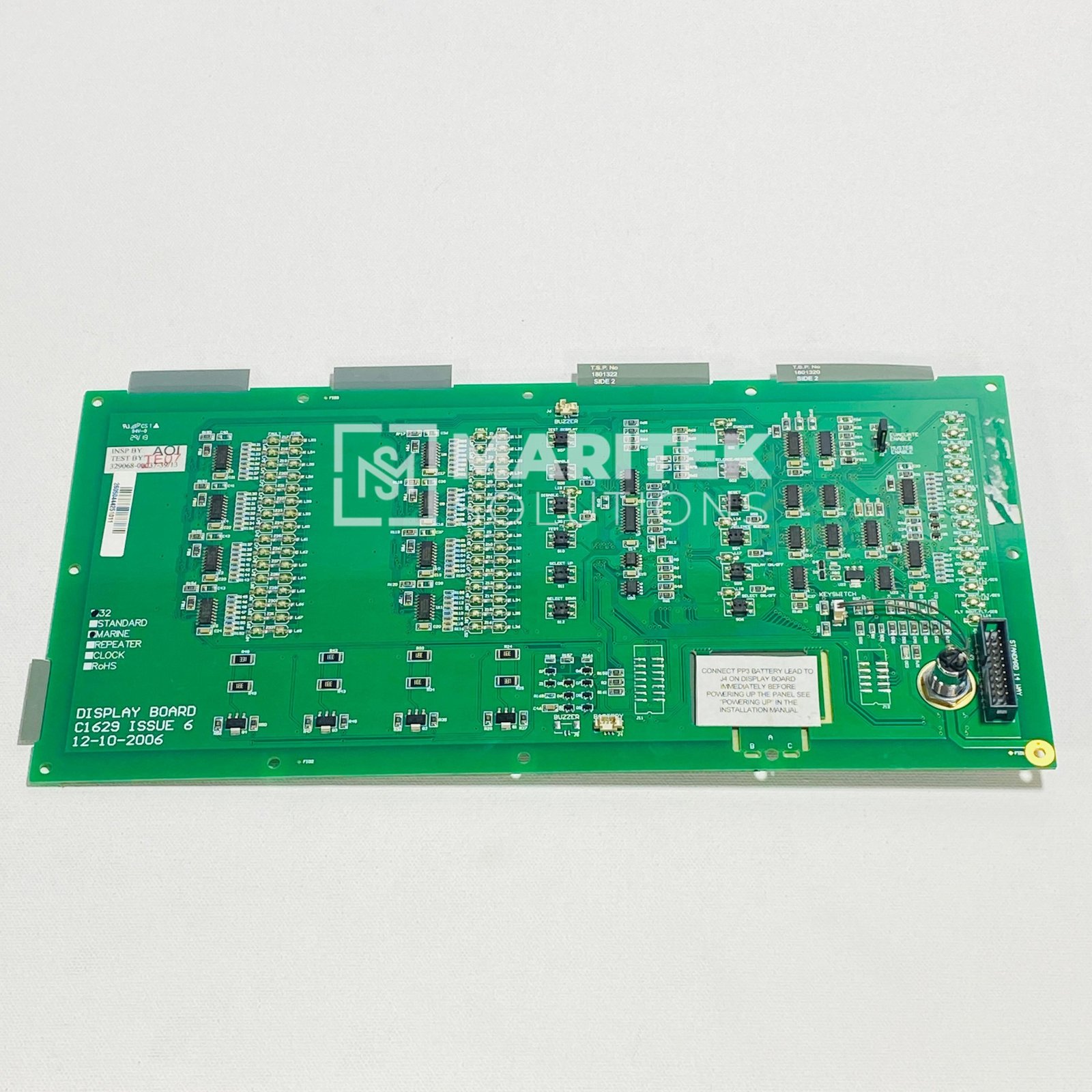 16. C1629 (2) Tyco C1629 32-Zone Panel Display Board