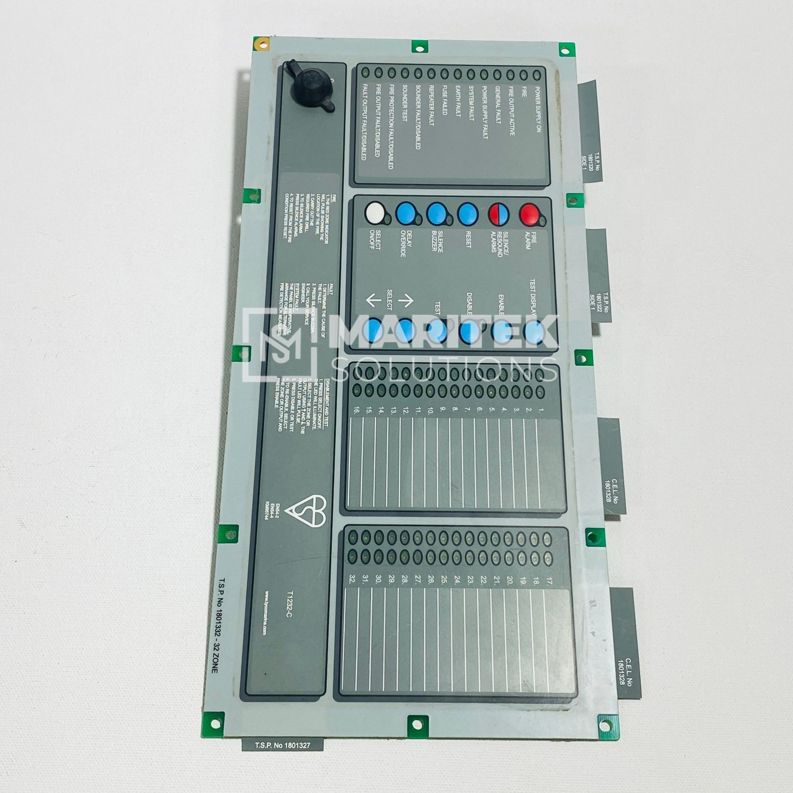 16. C1629 (4) Tyco C1629 32-Zone Panel Display Board