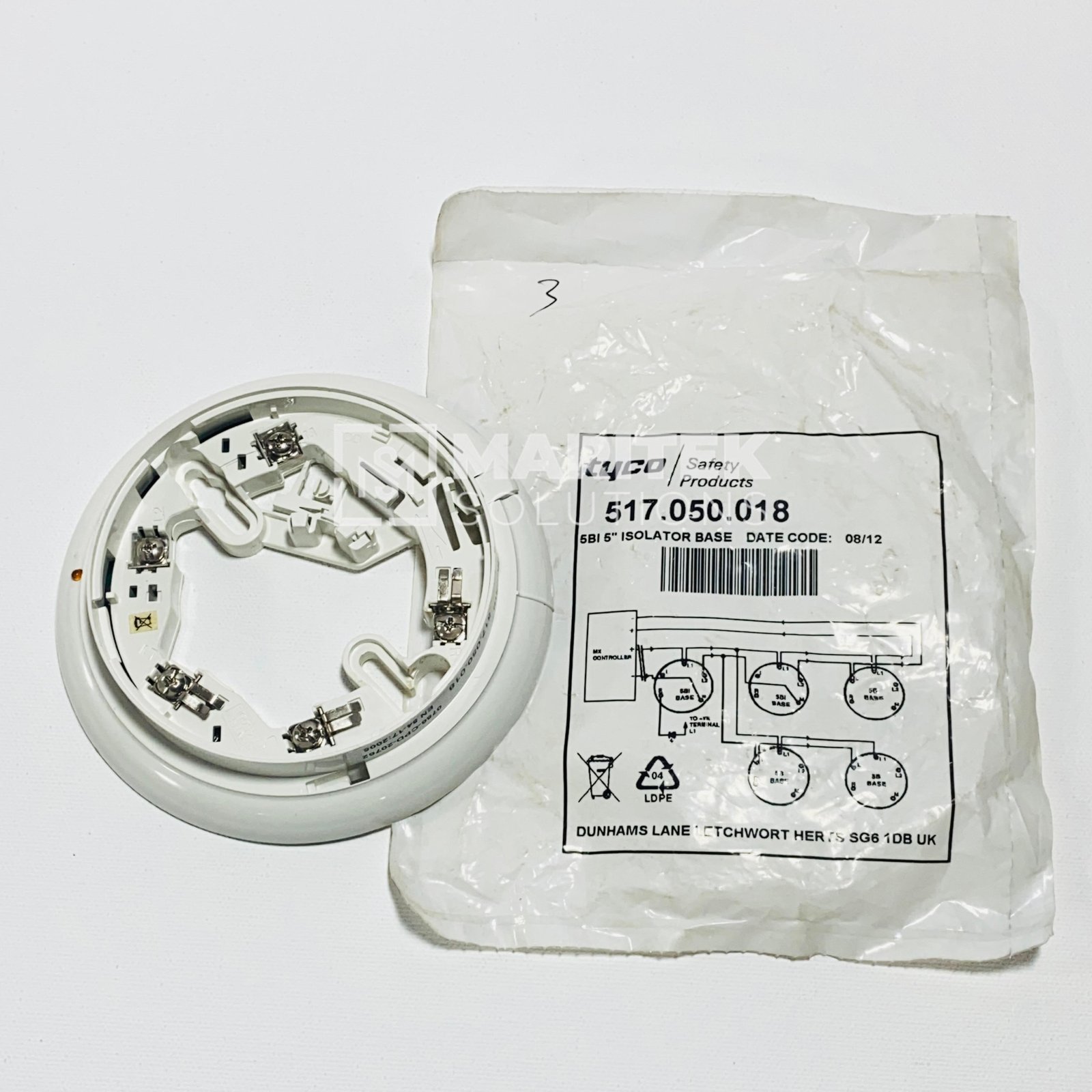 Tyco 5BI 5-inch Isolator Base (517.050.018)