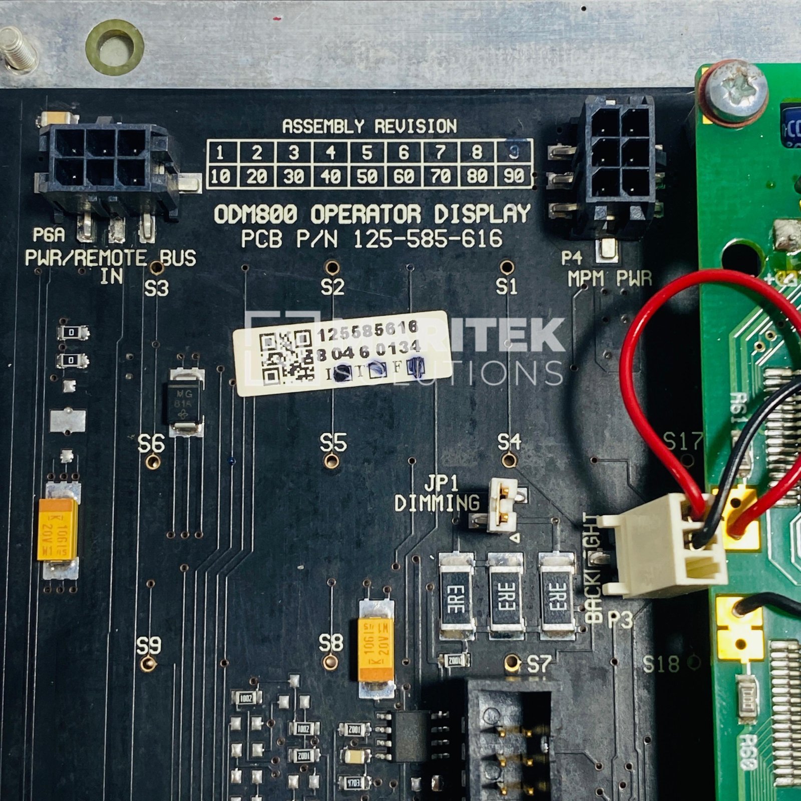17. ODM800 (1) Tyco ODM800 (125-585-616) Operator Display Module