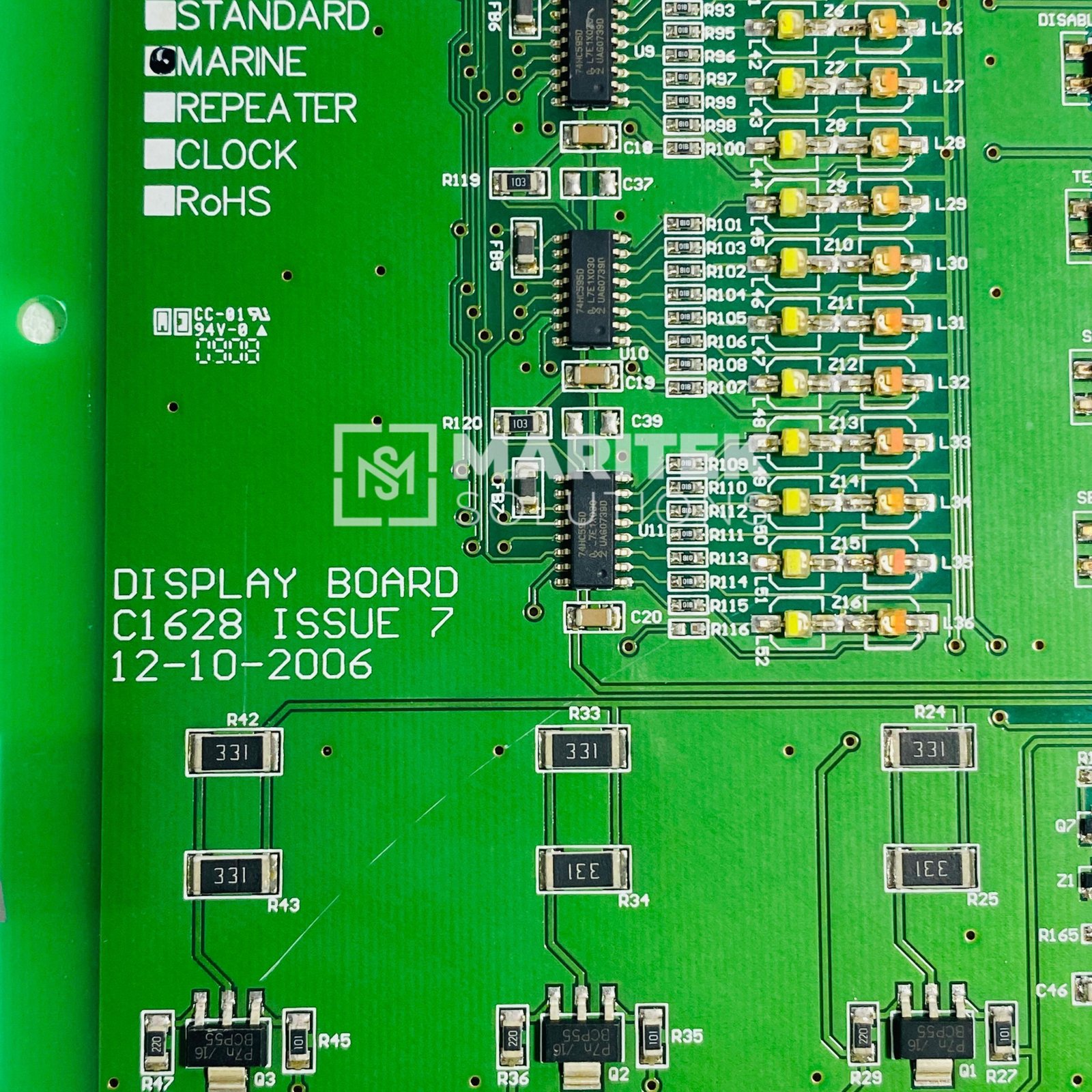 18. C1628 (2) Tyco C1628 Security fire panel display board